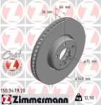 ZIMMERMANN  stabdžių diskas COAT Z 150.3479.20