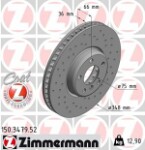 ZIMMERMANN  Brake Disc SPORT BRAKE DISC Z 150.3479.52