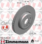 ZIMMERMANN  Brake Disc COAT Z 150.3483.20