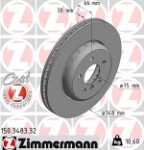 ZIMMERMANN  Тормозной диск FORMULA F 150.3483.32