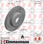 ZIMMERMANN  Тормозной диск BLACK Z 150.3483.54