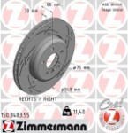 ZIMMERMANN  Тормозной диск BLACK Z 150.3483.55