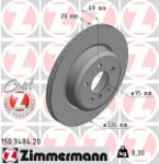 ZIMMERMANN  Тормозной диск COAT Z 150.3484.20