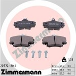 ZIMMERMANN  Brake Pad Set,  disc brake 20772.180.1