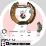 ZIMMERMANN  Комплект тормозных колодок KIT Z 20990.114.9