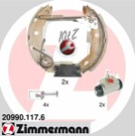 ZIMMERMANN  Piduriklotside komplekt KIT Z 20990.117.6