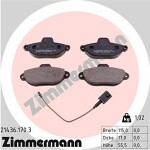 ZIMMERMANN  Комплект тормозных колодок,  дисковый тормоз 21436.170.3