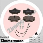 ZIMMERMANN  Brake Pad Set,  disc brake 21463.180.2
