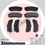 ZIMMERMANN  Brake Pad Set,  disc brake 21947.155.1