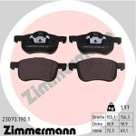 ZIMMERMANN  Brake Pad Set,  disc brake 23073.190.1
