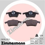 ZIMMERMANN  Комплект тормозных колодок,  дисковый тормоз 23076.175.1
