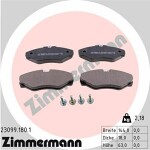 ZIMMERMANN  Brake Pad Set,  disc brake 23099.180.1