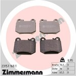 ZIMMERMANN  Brake Pad Set,  disc brake 23157.160.1