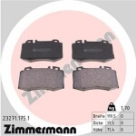 ZIMMERMANN  Brake Pad Set,  disc brake 23271.175.1