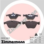 ZIMMERMANN  Brake Pad Set,  disc brake 23312.200.1