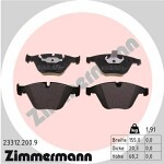 ZIMMERMANN  Brake Pad Set,  disc brake pb:z 23312.200.9