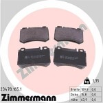 ZIMMERMANN  Brake Pad Set,  disc brake 23478.165.1
