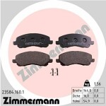 ZIMMERMANN  Brake Pad Set,  disc brake 23584.160.1