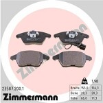 ZIMMERMANN  Brake Pad Set,  disc brake 23587.200.1