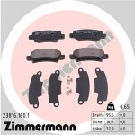 ZIMMERMANN  Brake Pad Set,  disc brake 23816.160.1