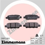 ZIMMERMANN  Brake Pad Set,  disc brake 23871.138.1