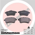 ZIMMERMANN  Комплект тормозных колодок,  дисковый тормоз 23881.200.1
