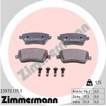 ZIMMERMANN  Комплект тормозных колодок,  дисковый тормоз 23973.175.1