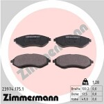 ZIMMERMANN  Brake Pad Set,  disc brake 23974.175.1