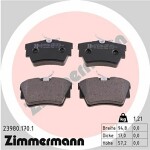 ZIMMERMANN  Brake Pad Set,  disc brake 23980.170.1