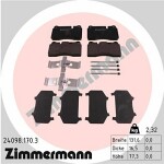 ZIMMERMANN  Brake Pad Set,  disc brake 24098.170.3