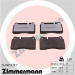 ZIMMERMANN  Brake Pad Set,  disc brake rd:z 24098.970.1