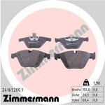 ZIMMERMANN  Brake Pad Set,  disc brake 24161.200.1