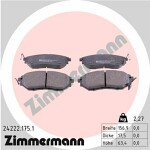 ZIMMERMANN  Brake Pad Set,  disc brake 24222.175.1