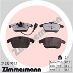 ZIMMERMANN  Brake Pad Set,  disc brake rd:z 24333.900.1