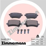 ZIMMERMANN  Brake Pad Set,  disc brake 24483.170.1