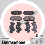 ZIMMERMANN  Brake Pad Set,  disc brake 24501.170.1