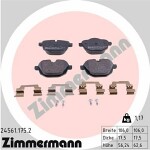 ZIMMERMANN  Brake Pad Set,  disc brake 24561.175.2