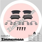 ZIMMERMANN  Brake Pad Set,  disc brake 24606.175.3