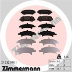 ZIMMERMANN  Brake Pad Set,  disc brake rd:z 24632.970.1