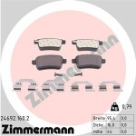 ZIMMERMANN  Brake Pad Set,  disc brake 24692.160.2