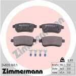 ZIMMERMANN  Brake Pad Set,  disc brake 24820.160.1