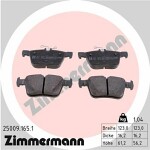 ZIMMERMANN  Brake Pad Set,  disc brake 25009.165.1