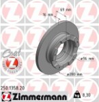 ZIMMERMANN  Brake Disc COAT Z 250.1358.20