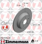 ZIMMERMANN  Тормозной диск COAT Z 250.1376.20
