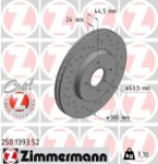 ZIMMERMANN  Тормозной диск SPORT COAT Z 250.1393.52