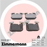 ZIMMERMANN  Brake Pad Set,  disc brake 25028.180.1