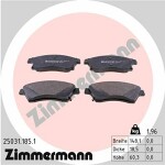 ZIMMERMANN  Brake Pad Set,  disc brake 25031.185.1