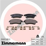 ZIMMERMANN  Brake Pad Set,  disc brake 25031.185.2