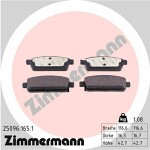 ZIMMERMANN  Brake Pad Set,  disc brake 25096.165.1