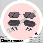 ZIMMERMANN  Brake Pad Set,  disc brake 25110.175.1